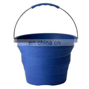 Portable Foldable Silicone Ice Bucket For Fishing/Camping/Beer thumbnail-3