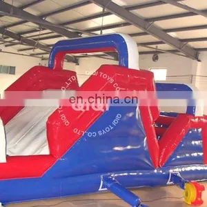 Cheap Inflatable Bouncers Obstacles Bounce House With Slide for Sale thumbnail-1