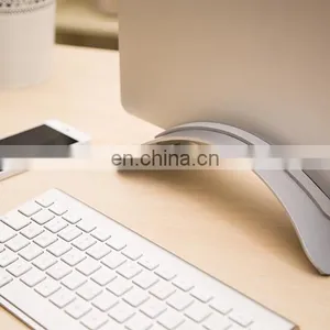 BookArc for MacBook Stand Holder, Space-saving Vertical Laptop Stand Desktop Stand for Notebook thumbnail-4