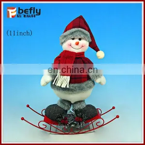 11" Sonwman Christmas Decoration Items thumbnail-1