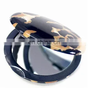 Most Fashionable Design Logo Yes Foldable Makeup Compact Cosmetic Hand Gift Mirrors Wholesale thumbnail-4