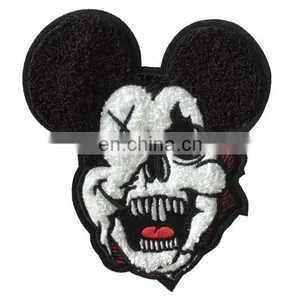Wholesale Cheap Custom Beautiful Letter Embroidered Chenille Patch thumbnail-4