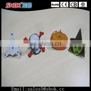Christmas Flashing Badge With LED/Scrolling LED Name Badge/Custom Blinking LED Flashing Pin Badge With CE&ROHS thumbnail-1