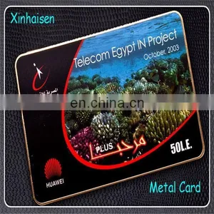 Custom Wholesale Metal Business Card Machine id Card Holder Metal Visiting Card thumbnail-4