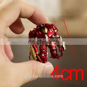 Avergers Age of Ultron Hulk Buster Iron Man Keychain 4cm Action Figure Keychain thumbnail-2