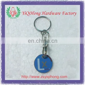 Metal Trolley Coin Key Chain thumbnail-1