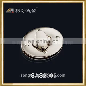 Zinc Alloy Turn Lock Button, Custom Turning Button Lock, Plated Turn Button Lock thumbnail-1