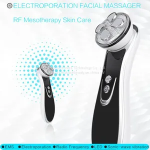 Electroporation Facial Massager Multi-function 6 in 1 LED RF Mesotherapy Skin Care Device thumbnail-1