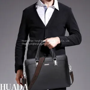 New Men's Leather Handbag Cross-sectional Business Bag thumbnail-5