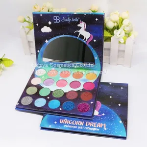 20 Colors Shimmer Eyeshadow Palette Waterproof Glitter Palette thumbnail-3