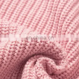 Fashion Long Sleeve Winter Sweaters Mom and me Hand Knitted Sweaters thumbnail-6
