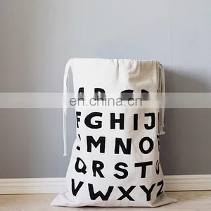 High Quality Canvas Storage Bags Toy Storage Bags Nursery Room Organizer Laundry Bags Accessory for Toy Tent of Kids Room thumbnail-2