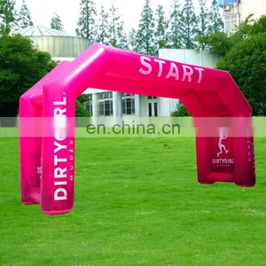 Best Design Start Finish Inflatable Double Legs Free Standing Sponsorship Arch Gantry For Advertising or Marathon Race thumbnail-1