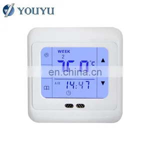 Factory Wholesale Heating Touch Screen Thermostat Wifi Function thumbnail-6