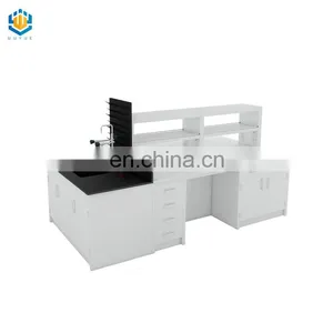 Polypropylene Laboratory Furniture Design Lab Working Table Chemical PP Island Work Bench thumbnail-3