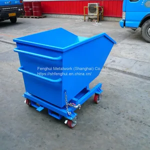 Scrap Car, Scrap Iron Car, Machine Tool, Industrial Garbage Truck, Dump Truck, Overturning Bucket, Heavy Cleaning Truck thumbnail-2
