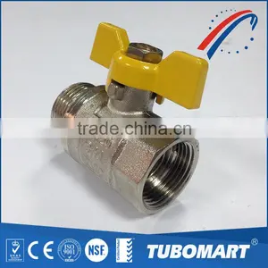 Factory Provide Directly High Temperature Brass DN20 Ball Valve With Steel Handle thumbnail-6