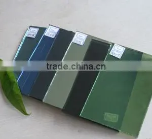 4-19MM Green Blue Bronze ISO9001&CE Dark Brown Sheet Glass thumbnail-1