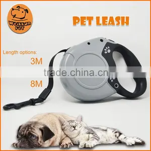 (1021) 2016 Promotional Nylon Rope Dog Walking Automatic Retractable Dog Leash thumbnail-1