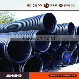 NZ Market SN8 300mm 400mm 500mm HDPE Corrugated Culvert Pipe thumbnail-1