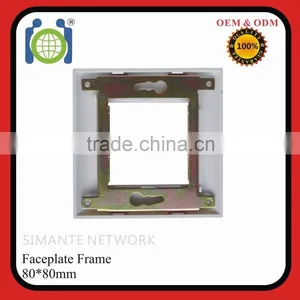80*80 Cat6 Network Faceplate Frame thumbnail-2