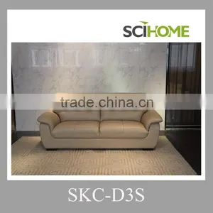 Korea Sofa Furniture Three Seater Heated Leather Sofa Leather Couch thumbnail-1