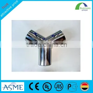 Stainless Steel Pipe Fittings Clamped Tee thumbnail-1