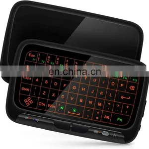 2.4Ghz Mini Wireless Keyboard Touchpad Combo With 3 Level Backlit Rechargeable Full Screen Remote Control for Android TV Box, P thumbnail-1