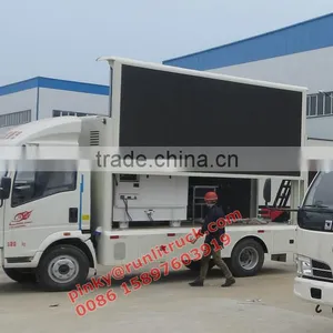 HOWO 6Wheels MiNI LED Trucks, Out Door Mobile LED Advertising Truck P10, P8, P6 LED Screen on Sales thumbnail-3