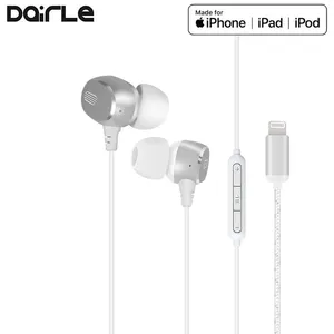 Black White Lighting Original Headphones Mfi Earbuds for Apple Iphone XS,XR thumbnail-4