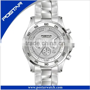 Mult-function Stainless Steel Watch for Women Men thumbnail-1