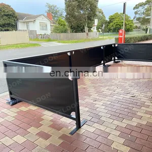 Metal Barrier Road Outdoor Cafe Barricade Traffic Barrier Crowd Control Barricade thumbnail-1
