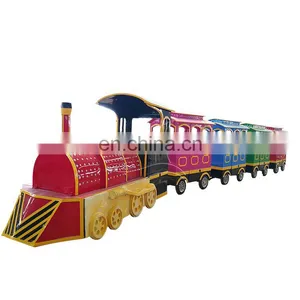 Amusement Cartoon Electric Track Train Playground Equipment Popular Trackless Train For Sale thumbnail-4