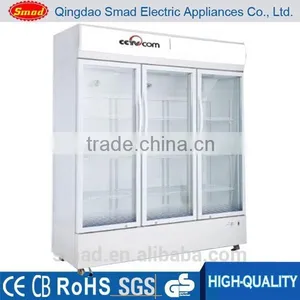 Transprent Glass Door Showcase Refrigerators With CE/CB/ROHS Certificated China Factory thumbnail-1