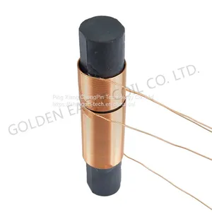 Custom Ferrmagnetic Coil With Two Winding Coil R Rod Magnetic Ferrite Coil Factory thumbnail-1