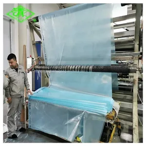 Blue Lifelong Anti-Fogging & Dripping Po Film UV Greenhouse Film for Agriculture thumbnail-5