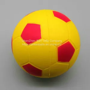 Hot Sale Factory Supply 6.3cm Football Anti Stress Ball for Kids and Adults pu Foam Ball thumbnail-2