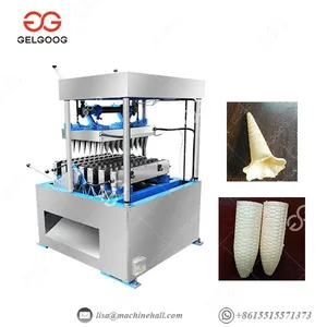 China Supplier Fully Automatic Ice Cream Cone Small Egg Roll Wafer Cones Making Machine thumbnail-1