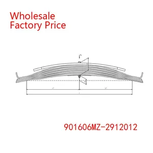901606MZ-2912012 9911 Trailer Leaf Spring Wholesale For TRAILER thumbnail-2