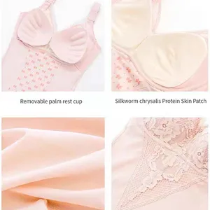 New Product Shapewear Bodysuits for Women Tummy Control Body Suits Deep V Neck Thong Body Shaper thumbnail-5