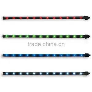 LED Flexible RGB SMD5050 Strip 3m Tape Light+DC12V Touch Remote Controller+2A Power thumbnail-4