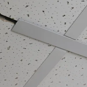 Galvanized Steel Profiles White Flat Ceiling Tee Bar Grid for Mineral Fiber Ceiling Tile thumbnail-5