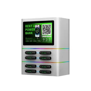 8-Port Power Bank Cabinet | Shared Charger With Dazzling LED Lights | Source Factory’s One-Stop Global HW&SW Development thumbnail-1