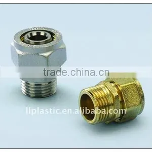 LL-BF-0005 Brass Male Coupling thumbnail-1