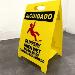 Outdoor PP Fluted Safety Sign – Durable Warning Marker for Hazard Areas thumbnail-1