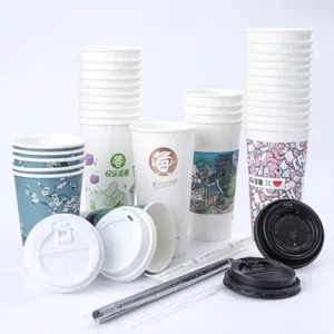 Disposable Hot Coffee Paper Cup Single Wall Cup thumbnail-3