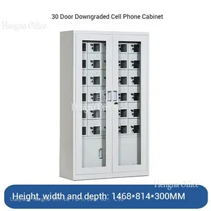 12 24 30 60 Doors Mobile Phone Charging Cabinet Kiosk With Individual Key Lock- Professional Manufacturer thumbnail-3