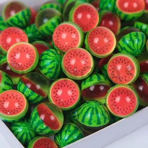 Factory Wholesale Various Design 20mm 27mm 32mm 35mm 38mm 45mm 49mm 56mm 60mm Fruit Bouncy Toy Rubber Balls thumbnail-2