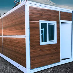 XH Fast Build Prefab House 20ft 40ft Modular Folding Camping Foldable Small Tiny Container House Home Office thumbnail-5