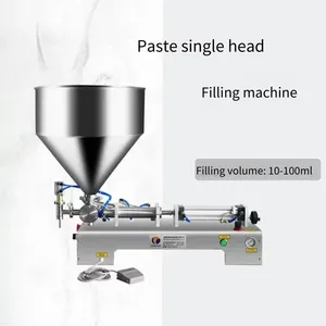 Dg-100 Pneumatic Paste Quantitative Filling Machine, Semi-automatic Small-scale Sesame Oil and Sesame Paste Filling and Sub-packing Machine, in Stock thumbnail-5
